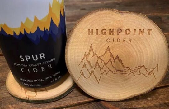 Spur Cider from Highpoint Cider in Victor Idaho, a part of Eastern Idaho and Yellowstone Teton Territory.