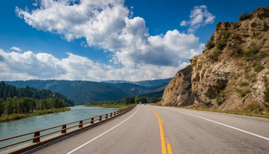 Snake River Canyon from Swan Valley to Grand Teton National Park, a part of Yellowstone Teton Territory.