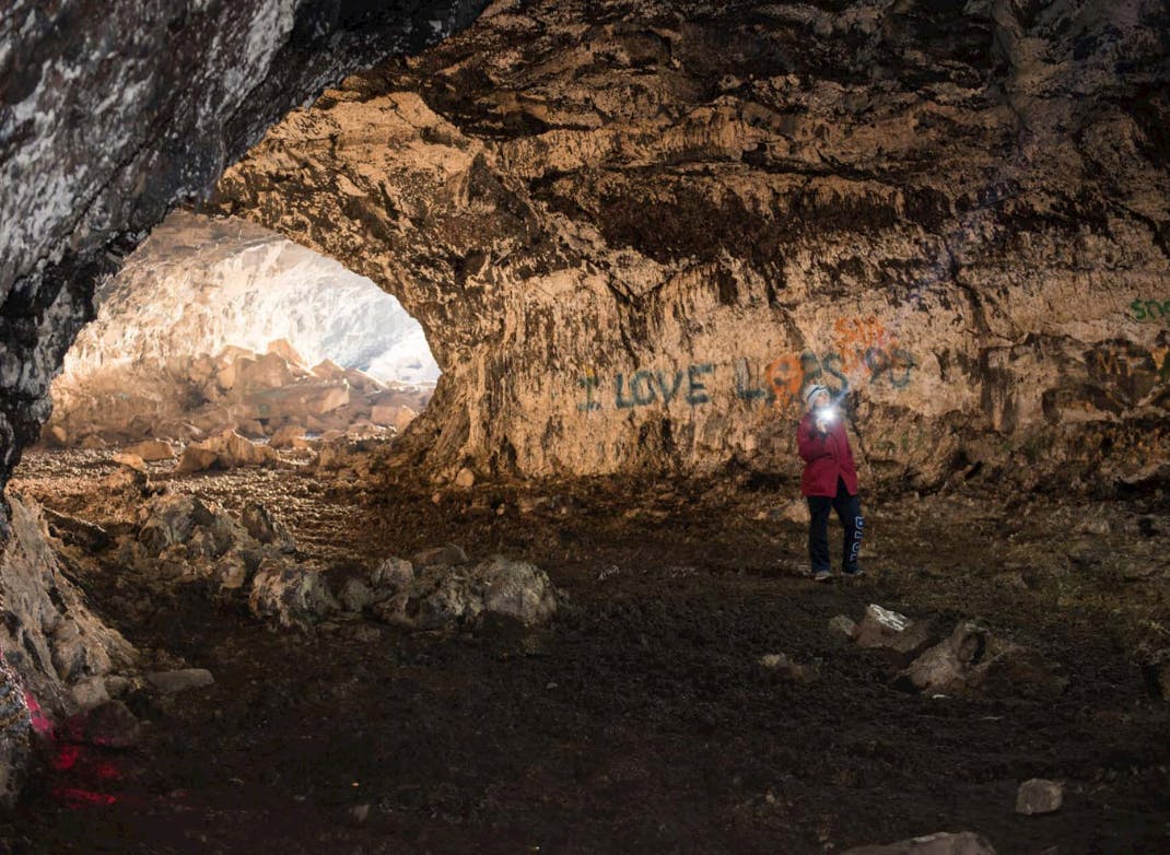 Photo by Rexburg Online of the Civil Defense Caves in Yellowstone Teton Territory.