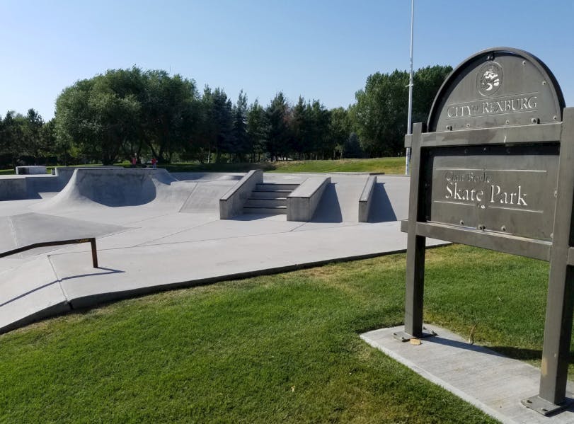Claire Boyle Skate Park in Rexburg Idaho and Yellowstone Teton Territory.